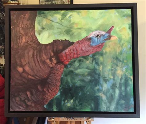 Wildlife Oil Painting: Wild Turkey - Etsy