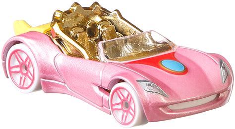 Hot Wheels Princess Peach Character Car For Gamers Collectors Kids Ages ...