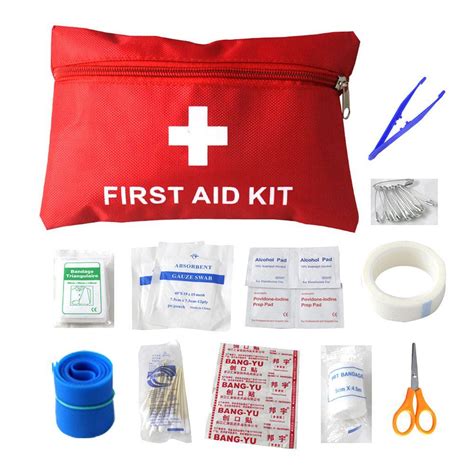 W&G / Portable First Aid Kit Medical Survival Bag,Mini Emergency Bag For Car,Home,Picnic,Camping ...