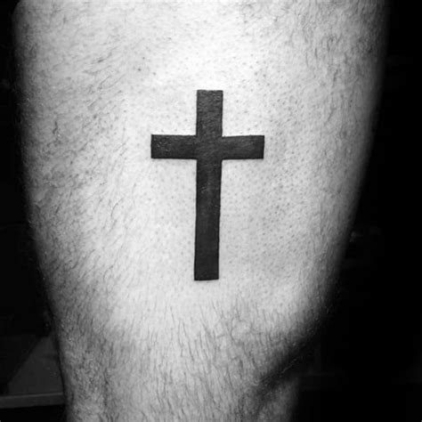 50 Simple Cross Tattoos For Men - Religious Ink Design Ideas