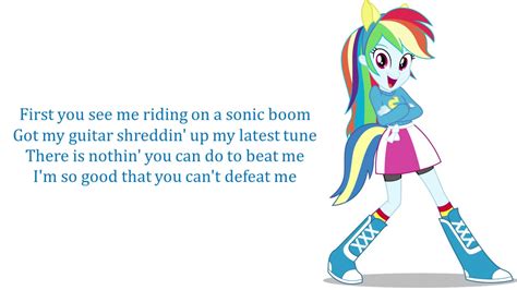 My Little Pony - Equestria Girls Awesome As I Wanna Be Lyrics - YouTube Music