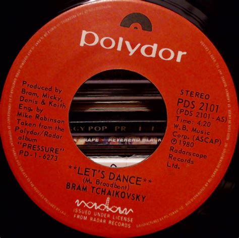 Bram Tchaikovsky – Let's Dance (1980, Vinyl) - Discogs