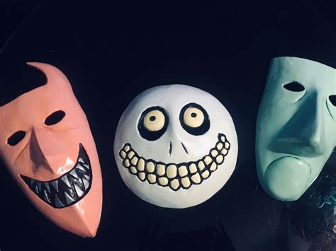 Lock Shock and Barrel Masks inspired by The Nightmare Before | Etsy