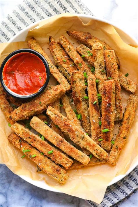 Easy Baked Eggplant Fries - Gluten-Free - Pinch Me Good