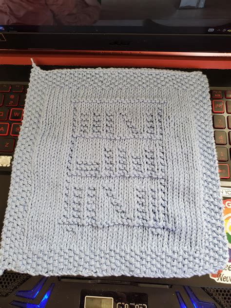 Some of my afghan squares : r/knitting