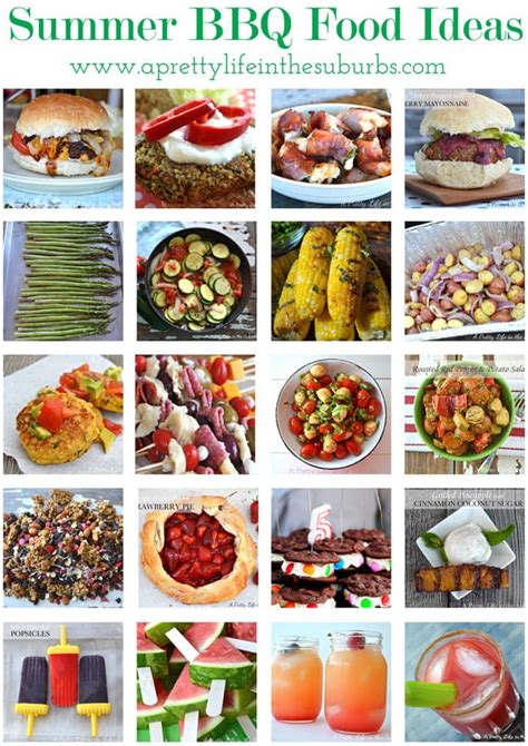 20+ Summer BBQ Food Ideas! - A Pretty Life In The Suburbs