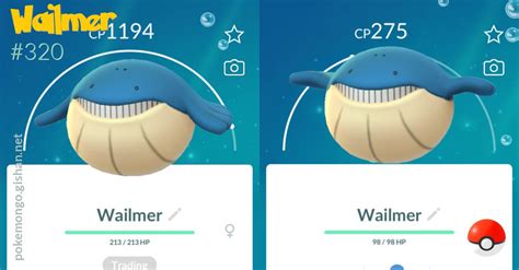 Wailmer - Pokemon Go