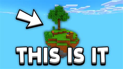 The Greatest Minecraft skyblock series is here - YouTube