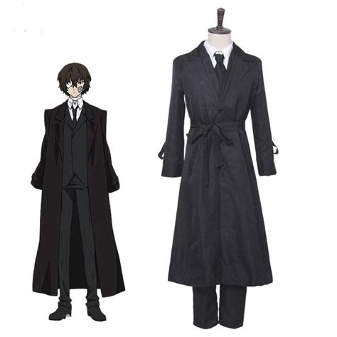 cosfun Bungou Stray Dogs Dazai Osamu Cosplay Costume