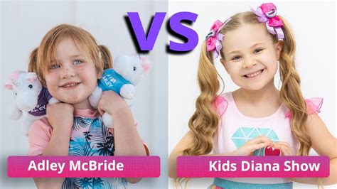 Adley McBride VS Kids Diana Show Lifestyle, Comparison, 2021🔥 | Mcbride ...