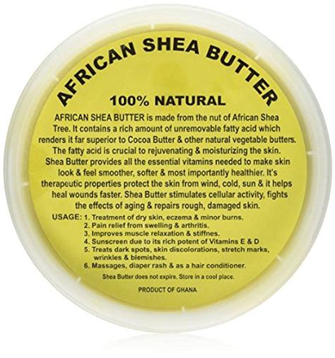 100% Natural Pure Organic Bulk African Shea Butter Ghana 32 oz - Body ...