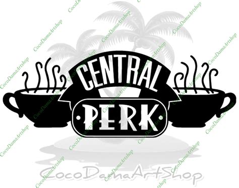 Central Perk Svg Png Dxf Pdf Instant Download Files | Etsy