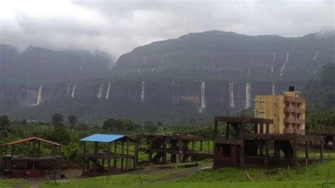 Solanpada Dam Jambrung Waterfall at Karjat Near Mumbai