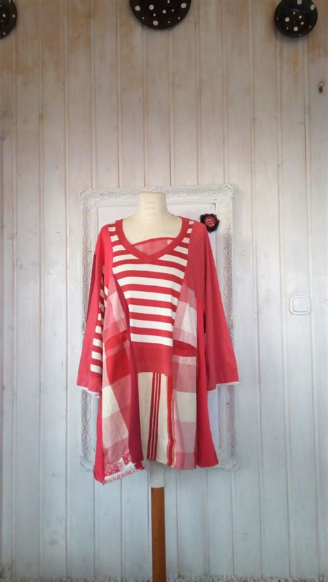 Redo Clothes, Upcycle Clothes, Clothing Redo, Upcycled Clothing, Glad Rags, Knit Tees, Red And ...