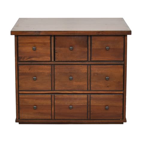 24% OFF - Pottery Barn Pottery Barn Apothecary-Style Chest / Tables