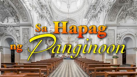 SA HAPAG NG PANGINOON by Lui Morano and Fr. Manoling Francisco, SJ with ...