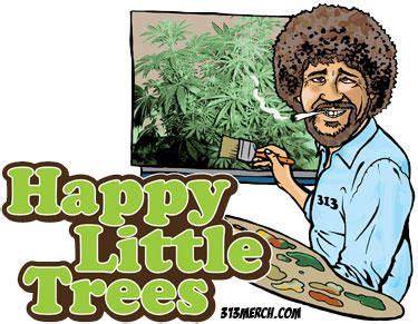 Bob Ross painted some good lookin trees! | Bob ross meme, Happy little ...