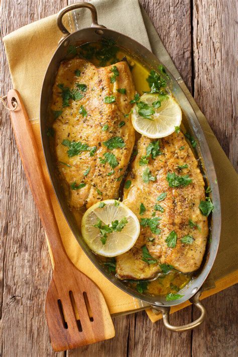 Baked Trout With Lemon Sauce Recipe | CDKitchen.com