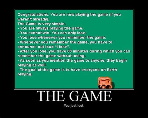 What Is The Game? What Is The Meaning Of "I Lost The Game"? | HubPages