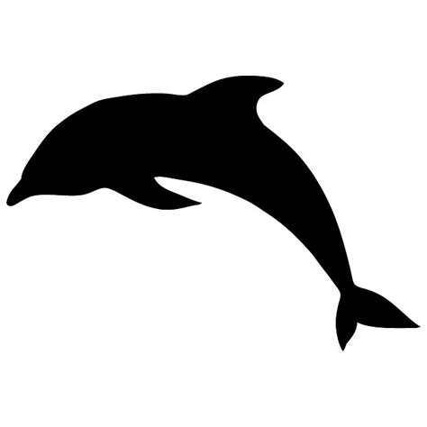 Dolphin silhouette .eps Royalty Free Stock SVG Vector