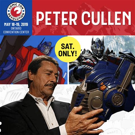 Peter Cullen, Iconic Voice of Optimus Prime, Rolls Out to CCR Ontario ...