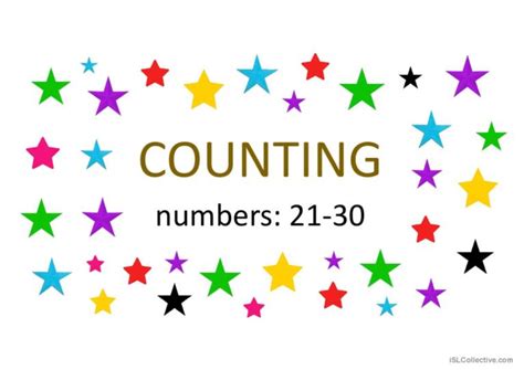 Counting: 21-30: English ESL powerpoints