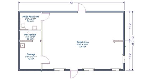 Small Store Floor Plan - floorplans.click