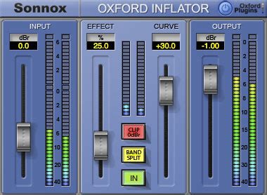 Sonnox Oxford Inflator by Universal Audio - Dynamic Expansion Plugin ...