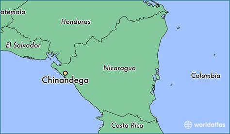 Where is Chinandega, Nicaragua? / Chinandega, Chinandega Map - WorldAtlas.com