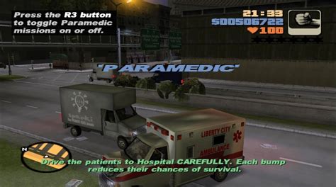 Paramedic | GTA 3 Side Missions Guide