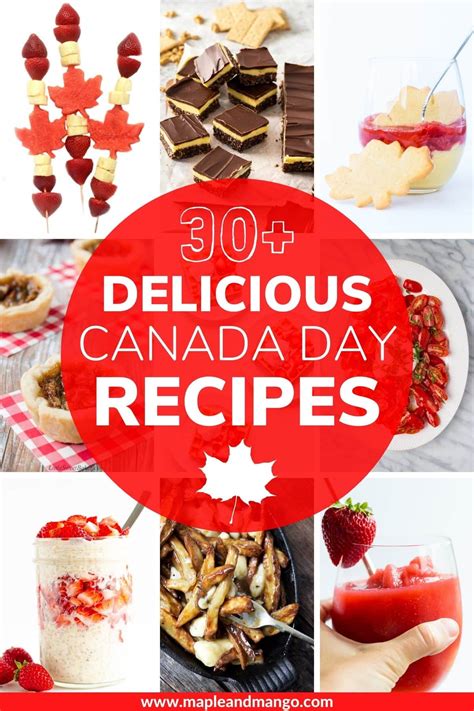 30+ Canada Day Recipes | Maple + Mango