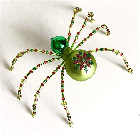 Sparkling Spider Christmas Ornament