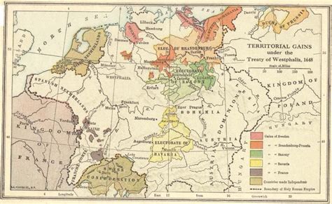 Peace Treaty of Westphalia (1648) Map | Westphalia, Map, Peace