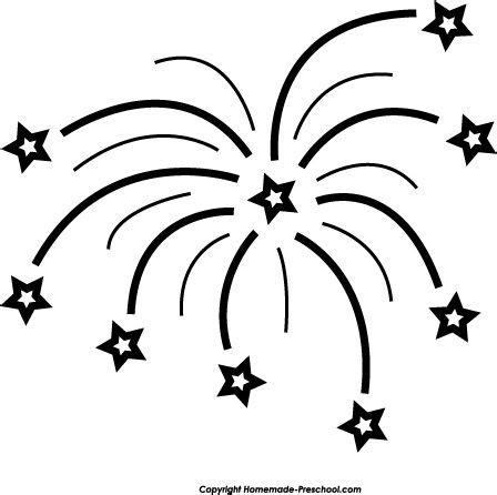 Fireworks Line Art - ClipArt Best