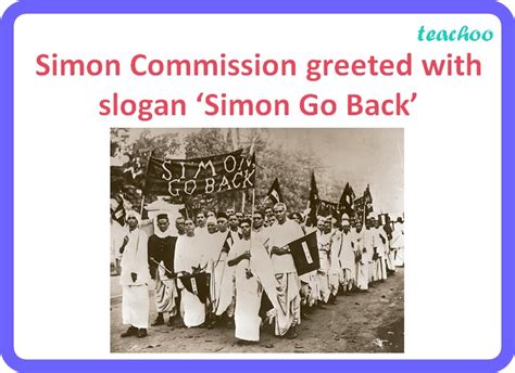 [Class 10] Simon Commission was greeted with slogan ‘Go back Simon’