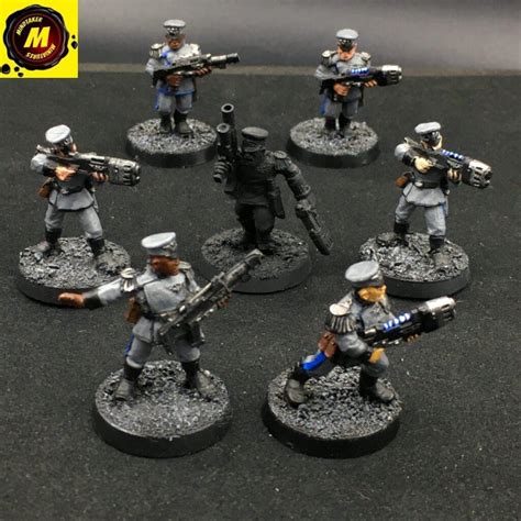 Mordian Iron Guard (x7) - #90798 - Mindtaker Miniatures