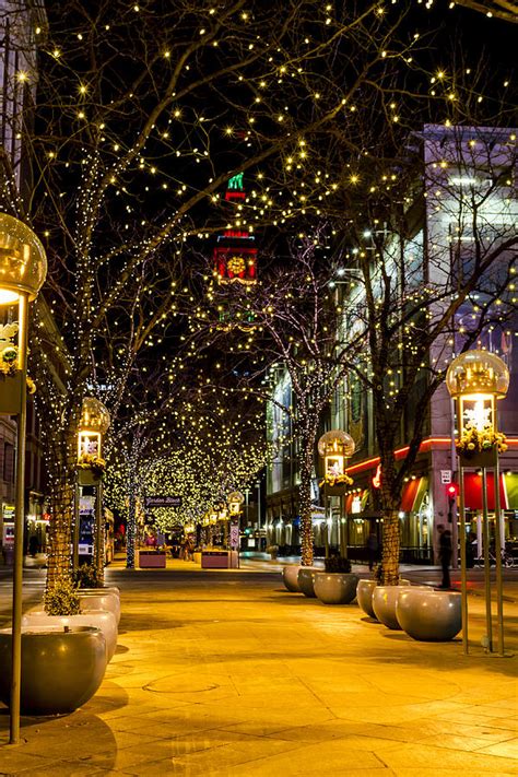 Holiday Lights in Denver Colorado Photograph by Teri Virbickis | Fine Art America