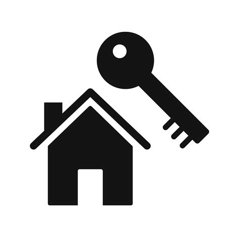 House Key Vector Icon 351749 Vector Art at Vecteezy