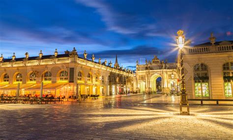 Place Stanislas Nancy France at night | Stock image | Colourbox