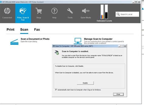 HP OfficeJet 3830 - Scanning Software Problem - HP Support Community - 6828247