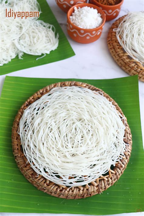 Idiyappam Recipe | Nool Puttu Recipe | String Hoppers - Sharmis Passions