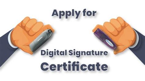 Digital signature certificate