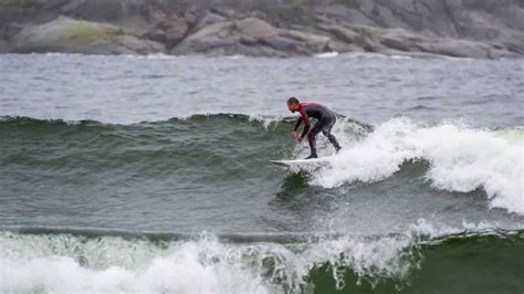 Surfing in Härnösand, Sweden - YouTube