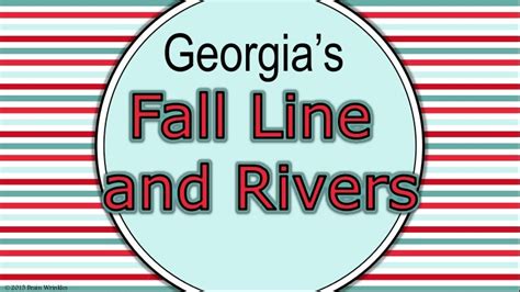 Georgia's Fall Line and Rivers