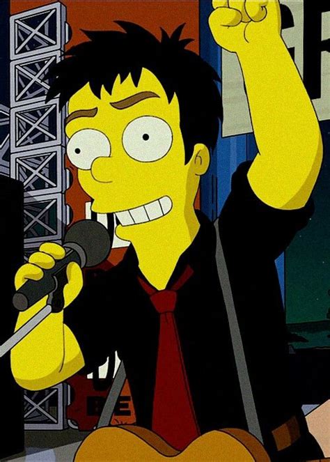 Billie in The Simpsons :D | Green day billie joe, Green day, Billie joe armstrong