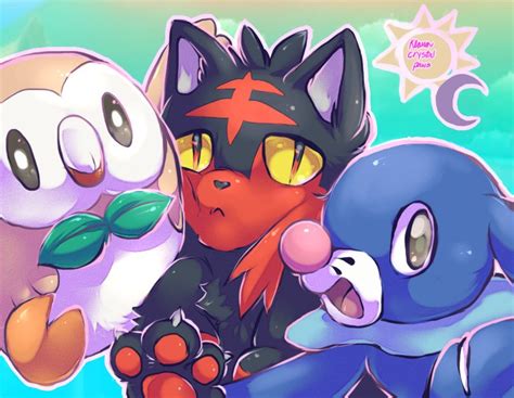 Alola Starters by Klarikatt on DeviantArt in 2023 | Pokemon, Pokemon starters, Pokemon art