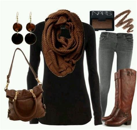 Brown, black, and grey outfit Look Fashion, Fashion Beauty, Fashion ...