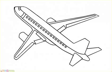 √Gambar Mewarnai Pesawat TK, Paud dan SD Terbaru 2020 - Marimewarnai.com