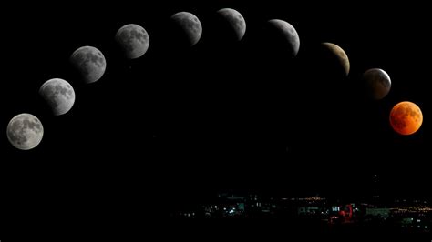 Lunar phases wallpaper - backiee