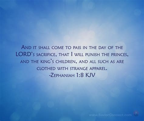 Zephaniah 1:8 KJV